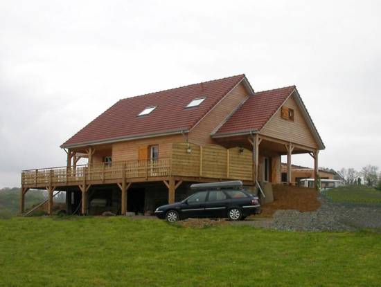 maison bois près de Lannemezan