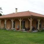 Maison ossature bois réf 17- près de St Julien en Born dans les Landes (40)