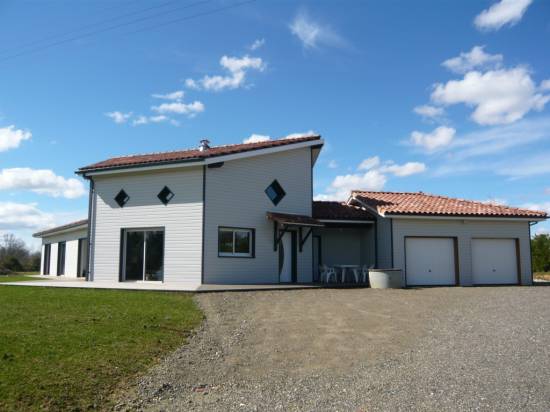 maison bois dans le Gers près de Nogaro 32