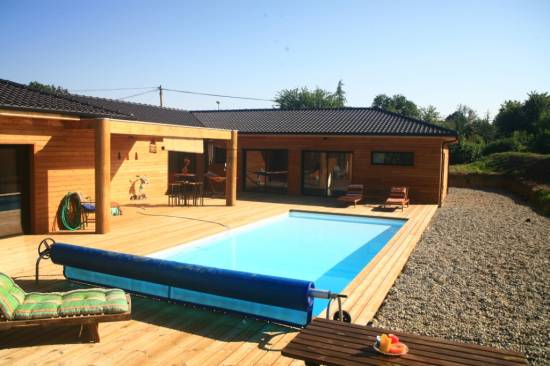 maison bois près de Bordeaux en Gironde 33