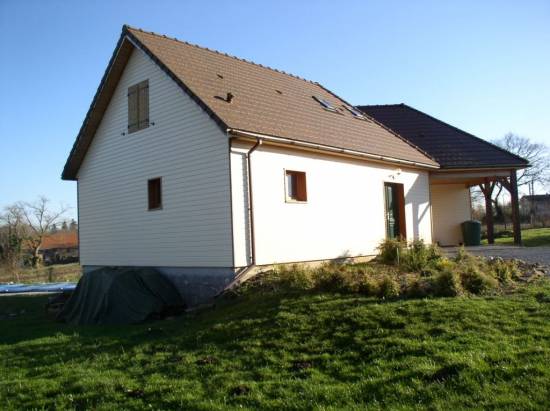 toit 2 pans ardoise réalisé par Cogebois votre constructeur dans le Sud ouest