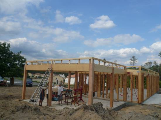 ossature maison bois