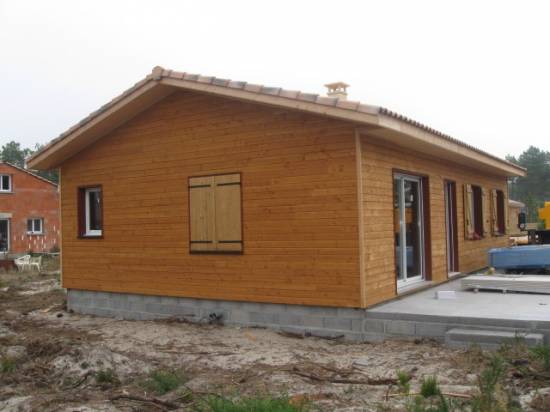 maison bois près de Soulac 33