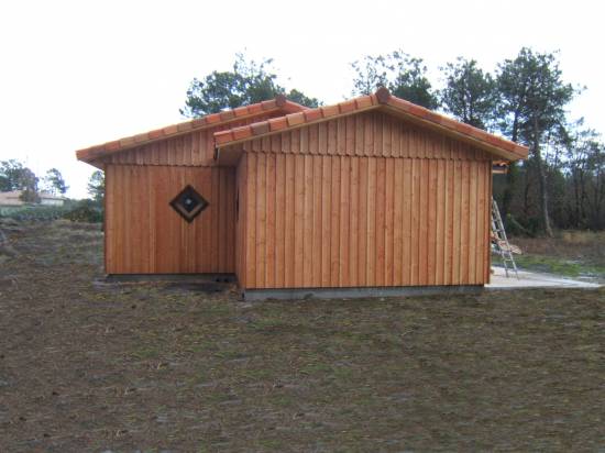 Maison bois 2 pans en Gironde 33