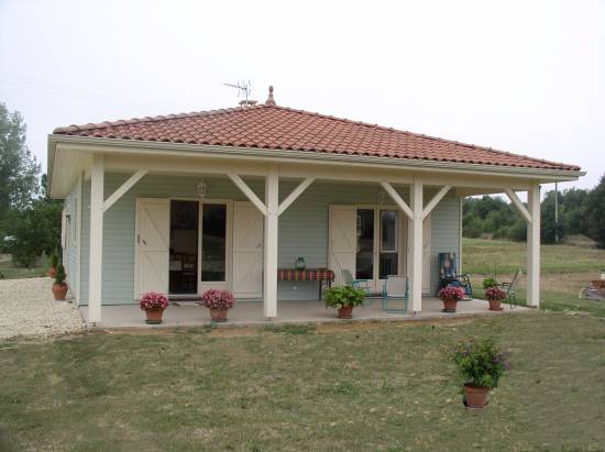 maison bois dans le Gers près d'Eauze 32