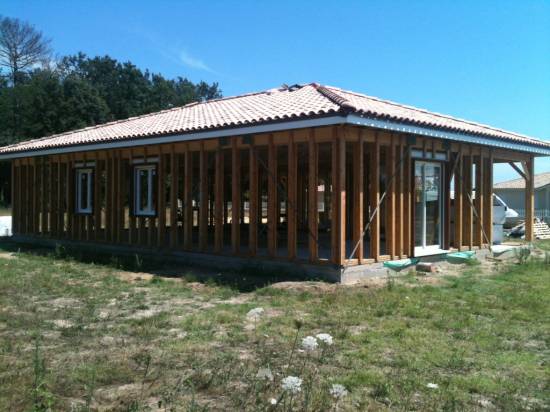 maison bois près de Mont de Marsan 40