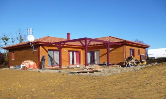 maison bois près de Nogaro dans le Gers 32