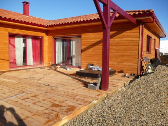 maison ossature bois dans le Gers 32