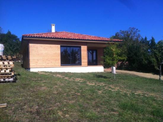 construction bois dans le Gers près de Lectoure 32