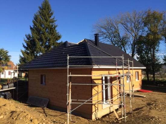 maison bois près de Thèze 64