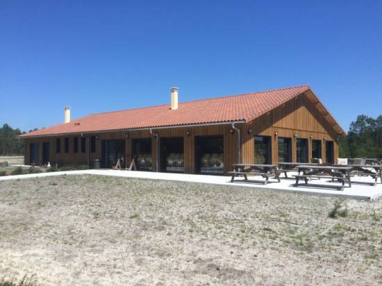 Club House construction bois près de Mont de Marsan dans les Landes 40