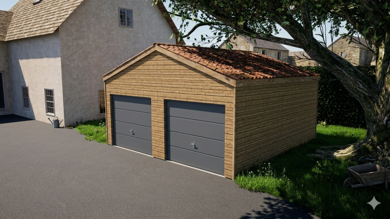 Garage 2 pente 36m²