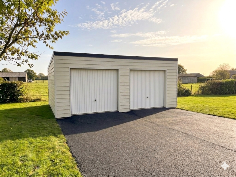 Prix Garage en ossature bois 36 m2 sur Toulouse 31 - Toit mono pente