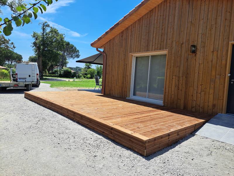 cogebois-maison-ossature-bois-Contrat-de-Construction-Maison-Individuelle-hors-d-eau-hors-d-air situé-Villeneuve de Marsan 40