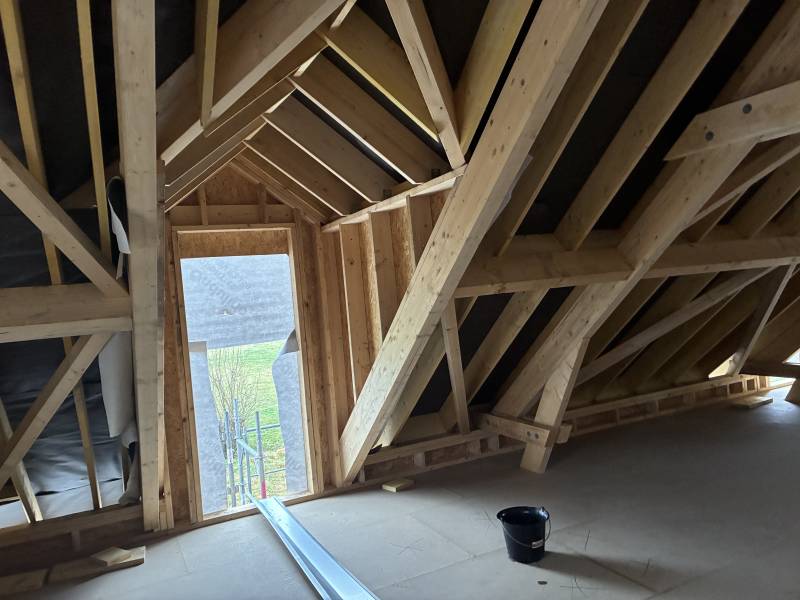 Maison en ossature bois, hors d'eau hors d'air, dans les Hautes Pyrénées à Bagnères de Bigorre 65